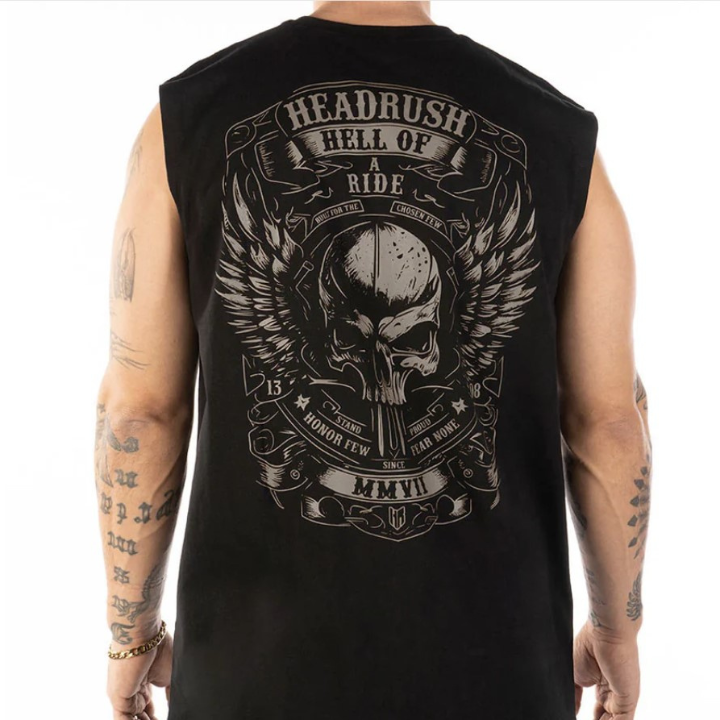 TANK BIKER WINGS - BLK